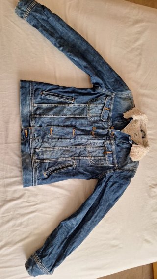 Cazadora vaquera Lee con borreguito Talla S
