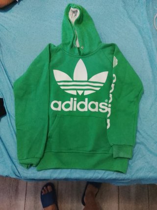 Sudadera Adidas Verde con Logo