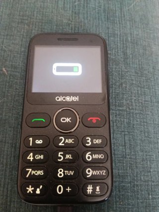 2 Móviles Alcatel Plateados
