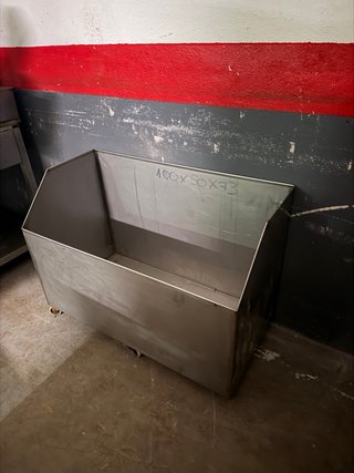 Deposito acero inox 100x50x73