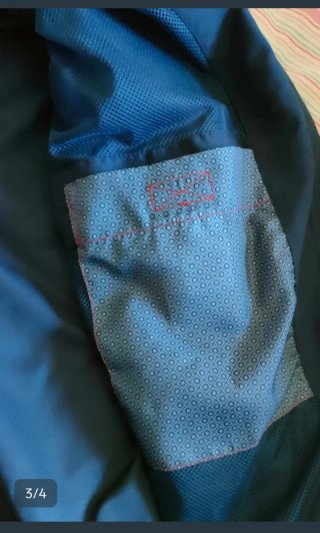 Giacca a vento uomo blu