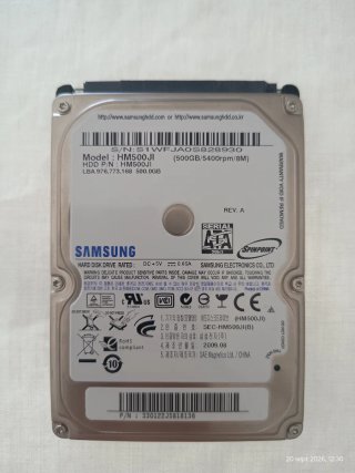 Disco Duro Samsung 2.5 SATA 500GB