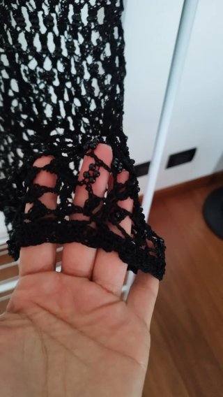 Gilet fatto a mano nero