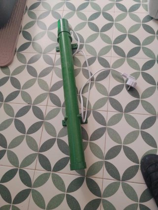 Tubo Calefactor Invernadero Verde