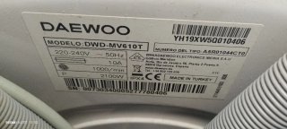 Placa Electrónica Lavadora Daewoo 6kg