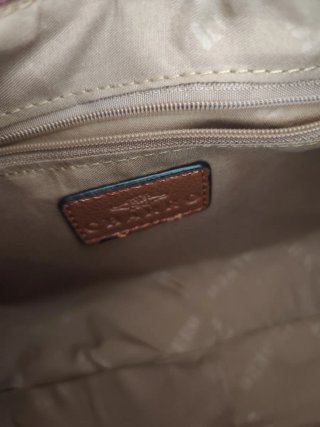Borsa donna Charro marrone e oro