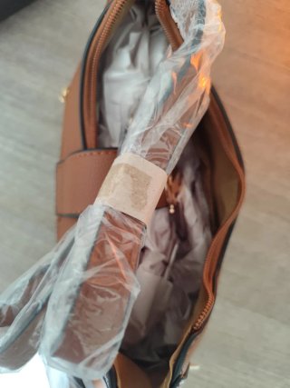 Borsa donna Charro marrone e oro