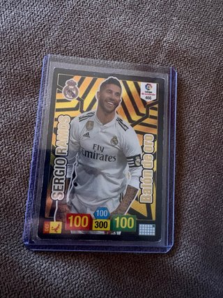 Cromo Sergio Ramos Balón de Oro Adrenalyn