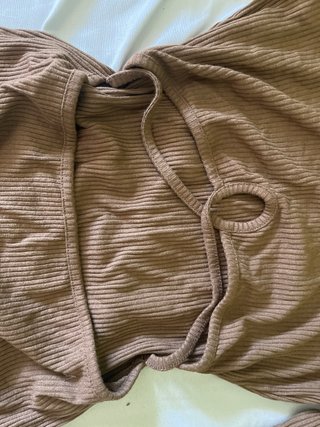 Vestido marrón NA-KD talla XS