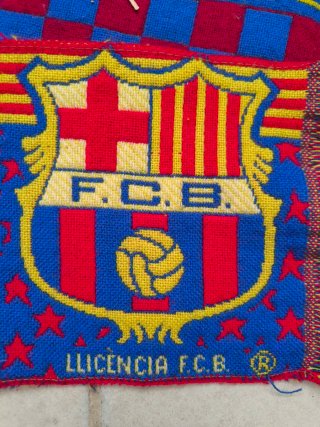 Set F.C. Barcelona: Palloni e sciarpe