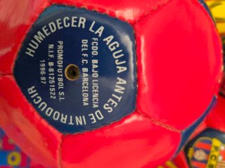 Set F.C. Barcelona: Palloni e sciarpe