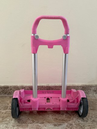 Carrito Safta rosa para mochila