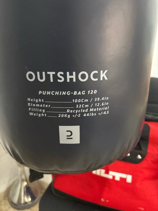 Saco de boxeo Outshock 120 cm