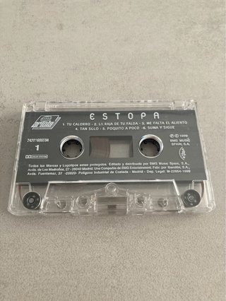 ESTOPA - ÁLBUM DEBUT (CASSETTE ORIGINAL 1999)