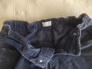 Pantalón pana azul El Corte Inglés 176 cm