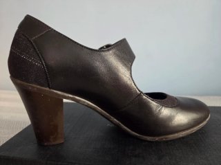 Zapatos Camper piel marrón tacón T 36