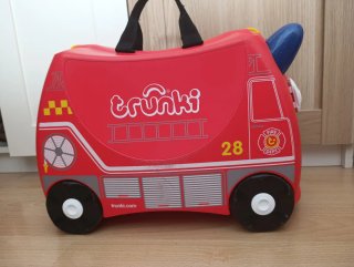 Maleta Trunki Camión Bomberos Infantil