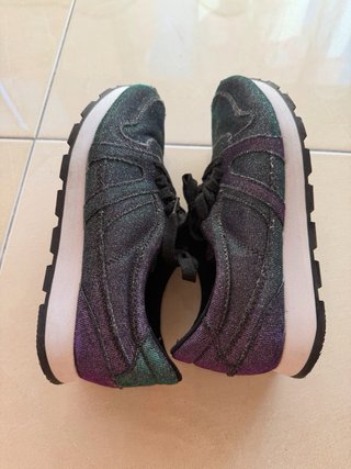 Sapatilhas Aldo Brilhantes Verde Roxo 38