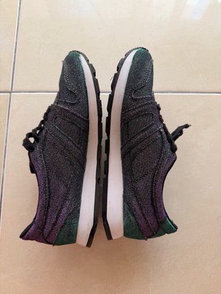Sapatilhas Aldo Brilhantes Verde Roxo 38