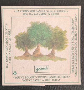 Conjunto 8 pañuelos algodón Guasch