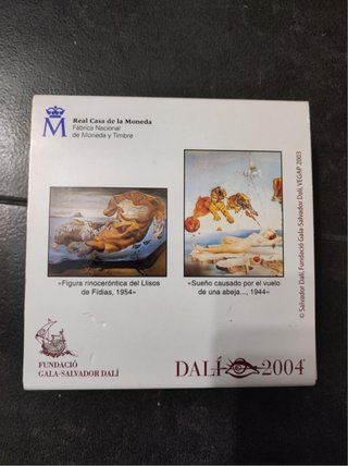 Moneda 50€ Dalí 2004 Real Casa de la Moneda