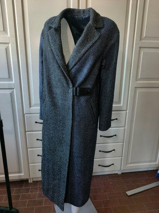 Cappotto Diamond Moda Donna L XL Grigio Spina di