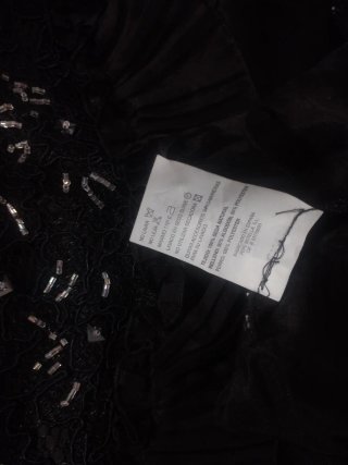 Vestido de fiesta Pepe Botella negro talla 46