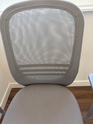 Sedia da ufficio Ikea grigia