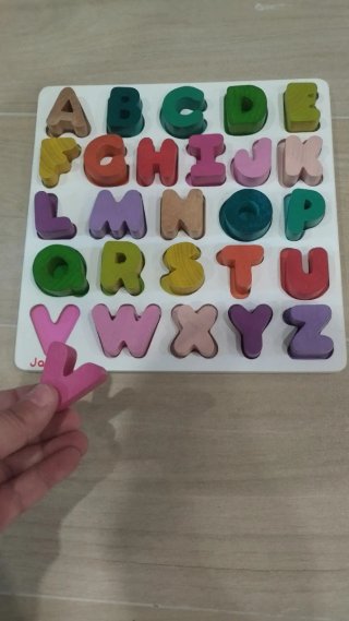 Puzzle Madera Abecedario Janod Color