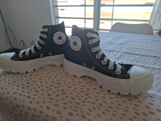 Converse Botas Plataforma Negras