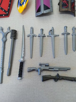 Lote Playmobil Accesorios Medievales