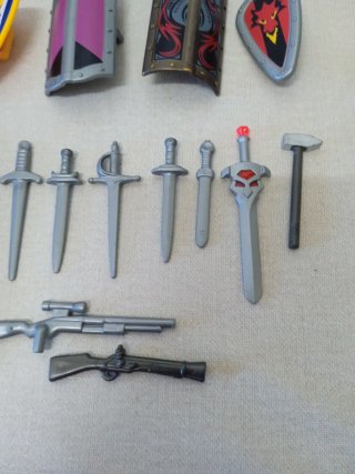 Lote Playmobil Accesorios Medievales