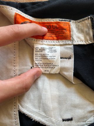 Pantaloni Dickies Cargo Gamba Larga Neri Taglia S