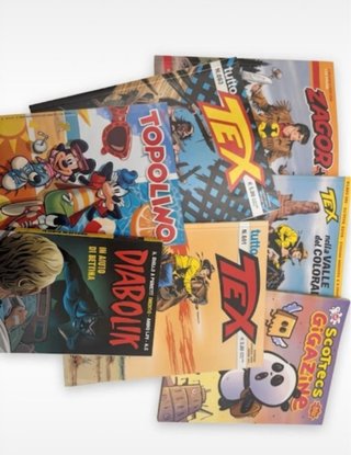 Lotto Fumetti Tex, Zagor, Topolino, Diabolik