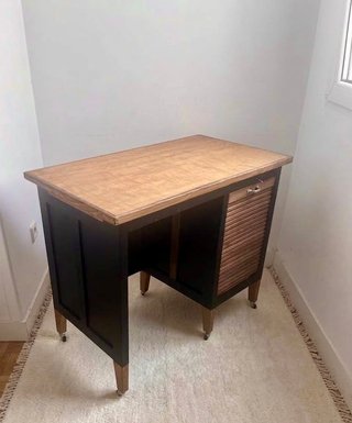 Escritorio vintage persiana mid century
