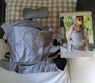 Mochila Portabebés Boba Gris