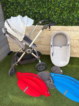 Carro Stokke Scout capazo y silla