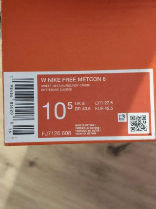 T42,5 Nike Free Metcon 6 granates