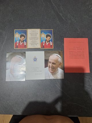 Santini Carlo Acutis e Papa Giovanni Paolo II