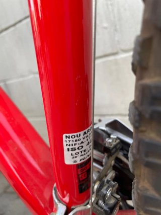 Bicicleta Montaña Racer 290FD Roja