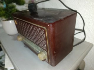 Radio Philips antigua válvulas baquelita