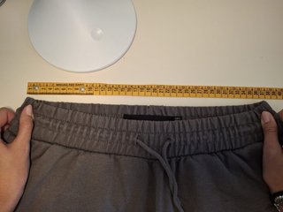 Pantaloni tuta grigi comodi regolabili