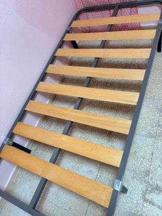 2 Somieres 90cm Madera y Metal