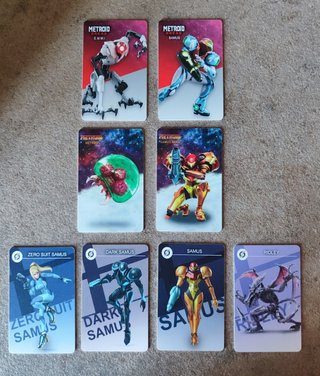 8 carte Amiibo Metroid