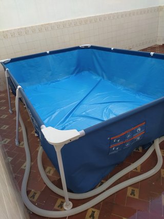 Piscina Desmontable Jardín Azul