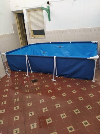 Piscina Desmontable Jardín Azul