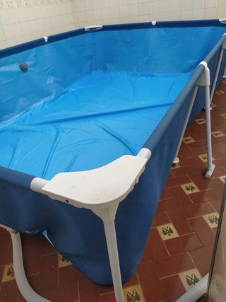 Piscina Desmontable Jardín Azul