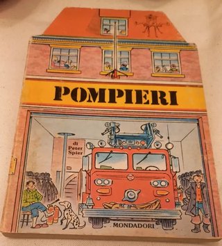 Pompieri Peter Spier Mondadori 1981 libro sagomato