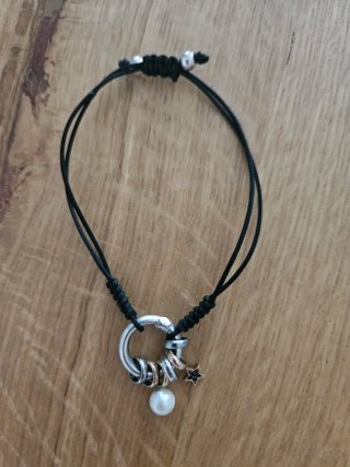 Pulsera Tous Plata y Oro con Perla y Estrella
