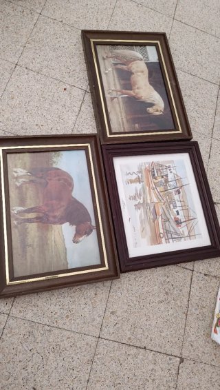 Lote de 3 cuadros decorativos